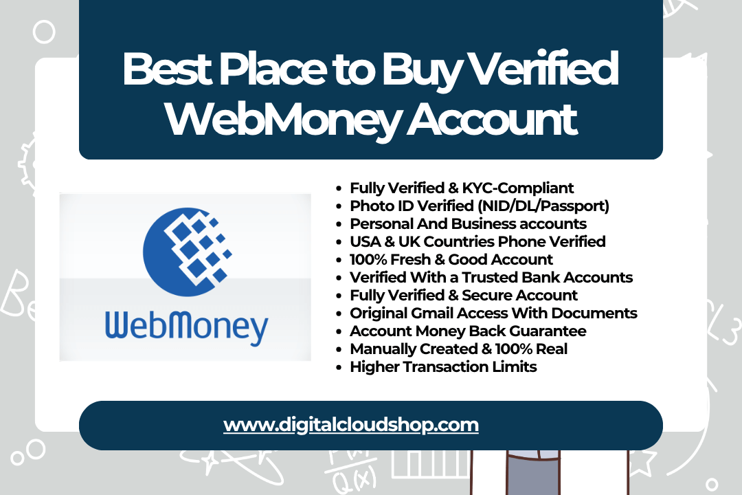 Verified WebMoney Account for sale